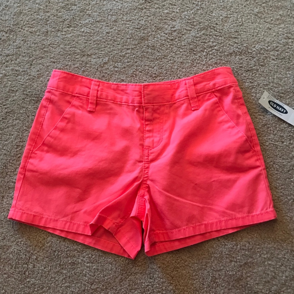 BRAND NEW! Hot Pink Jean Shorts Kids 10 Old Navy